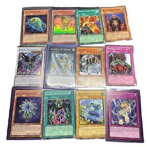 Yu-Gi-Oh! Binder Lot - 12 Cards Vintage Ultra Rare/Super Rare Random Car…